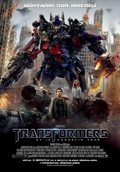 Transformers 3: Ay'ın Karanlık Yüzü - 2011 Türkçe Dublaj BRRip Tek Link indir